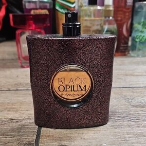 Yves Saint Laurent Black Opium Glittery Bottle